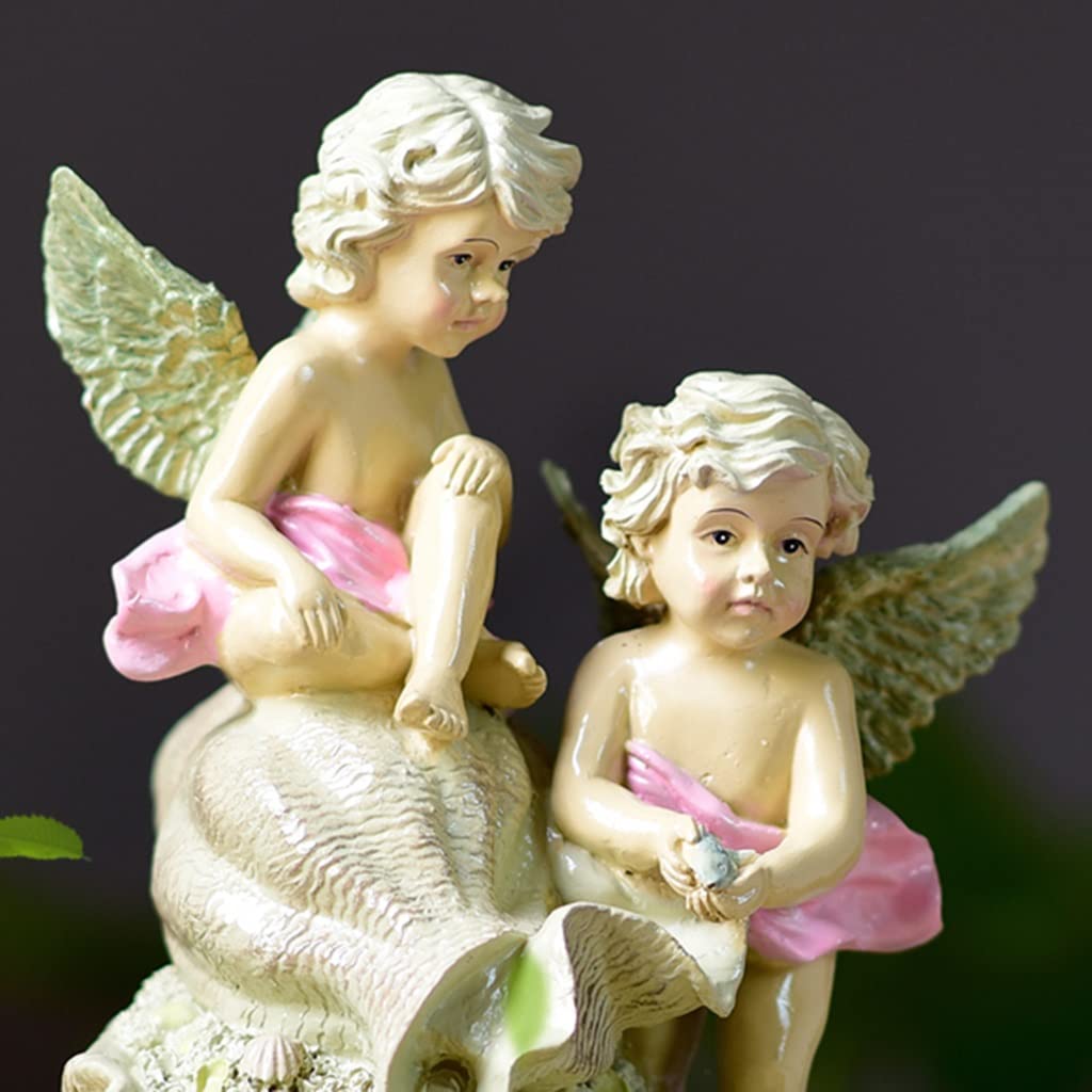 天使　噴水 Amazon.co.jp: かわいい卓上噴水の天使のスタイリングのミニ